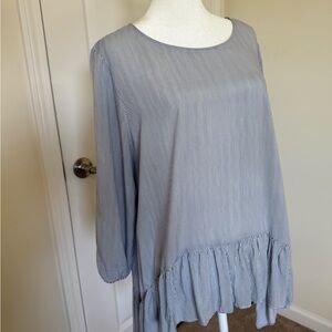 Simply Vera Vera Wang Pinstripe Blouse